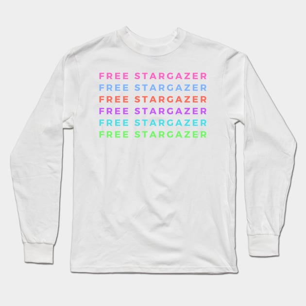 Free Stargazer Long Sleeve T-Shirt by 46 DifferentDesign
